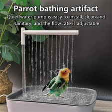 Automatic Parrot Bird Bath Tub