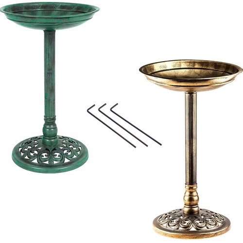 Garden bird bath traditional - garden,