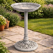 Garden Bird Bath 62cm Resin