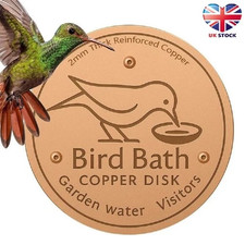 Bird Bath Copper Disk for