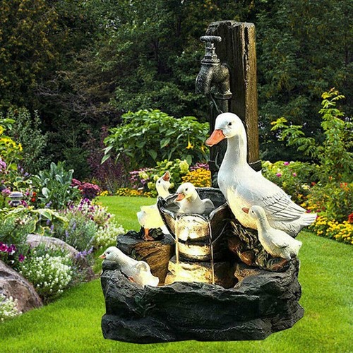 Solar power duck family - solar,