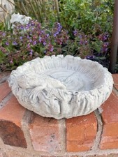 Frog and Foliage Bird Bath